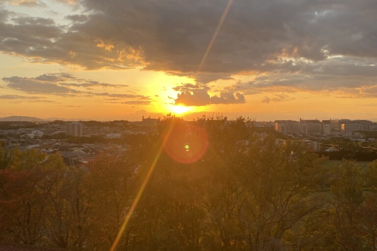 夕日の堺東高校